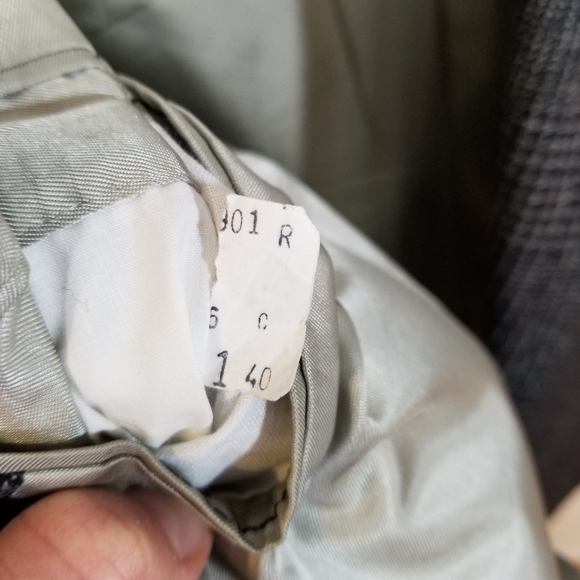 Pierre Cardin Sport Coat Blazer Check 40 R - Picture 13 of 16